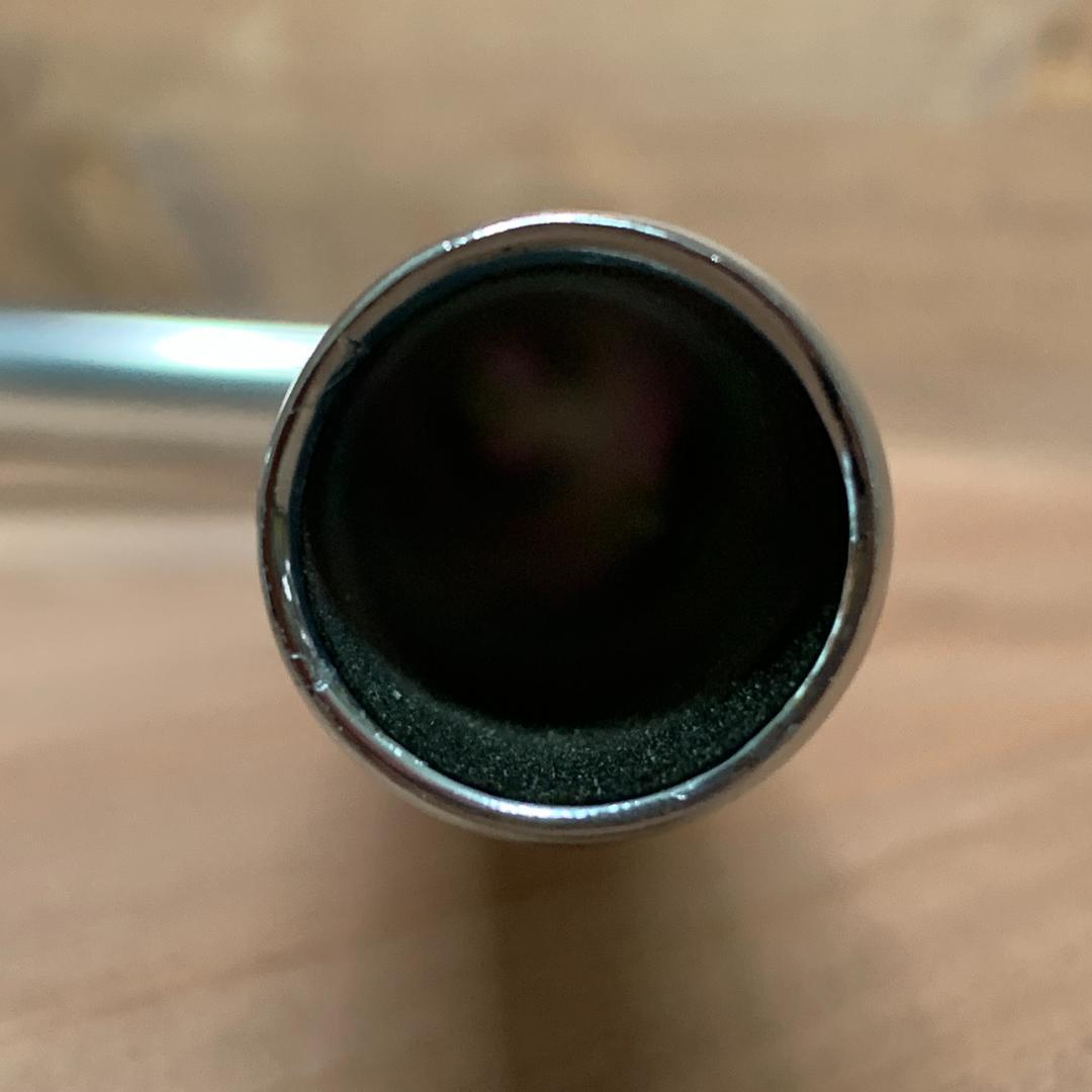 【新品】アルミ製 ステム一体型ハンドル シルバー 軽量&快適！