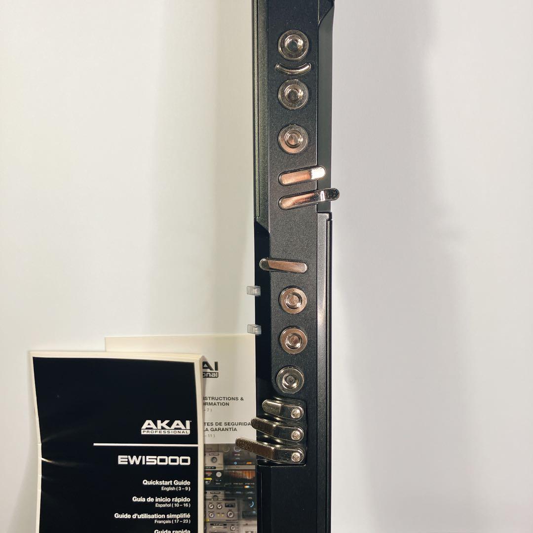 AKAI EWI5000 エアロフォン 電子管楽器 ワイヤレス対応 ストラップ付