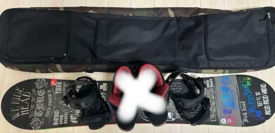 HEAD WE RIDE スノーボード ビンディング付き