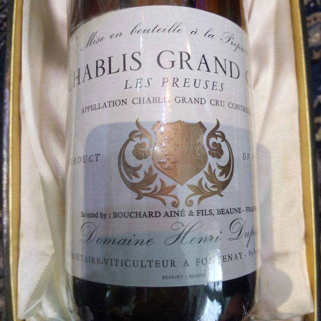 二本シャブリグランクリュレプレーズ1989、レクロ1995