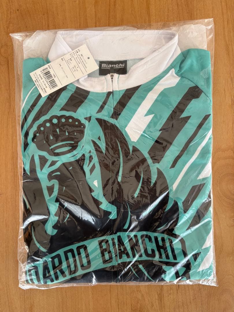 【ブランド正規品・未使用】Bianchi 長袖サイクルジャージ