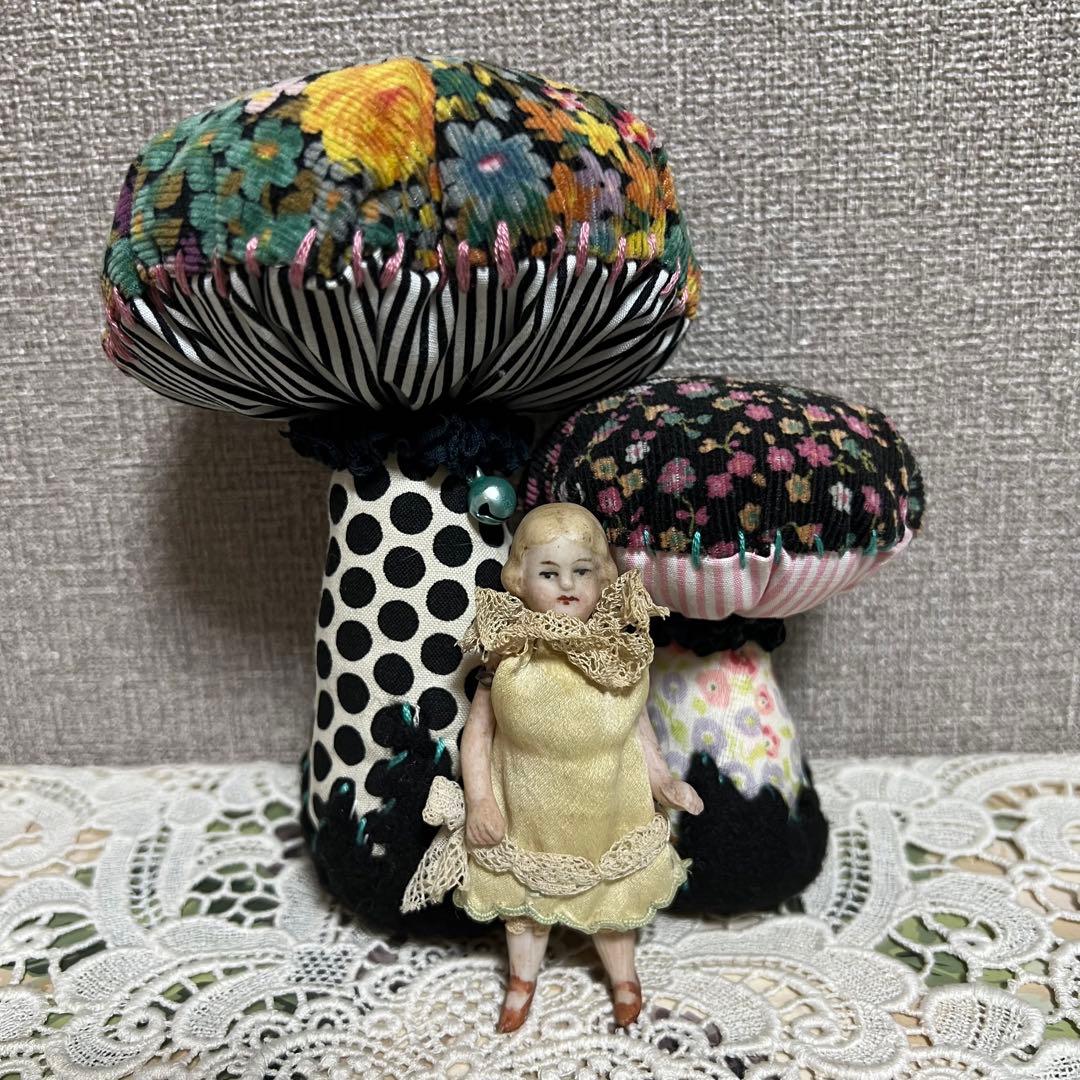 アンティーク　ビスクドール　ミニョネット