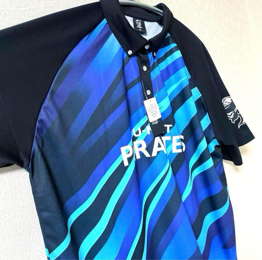 麻雀　Mリーグ U-NEXTパイレーツ　ポロシャツ　ユニフォーム　LL、M2枚