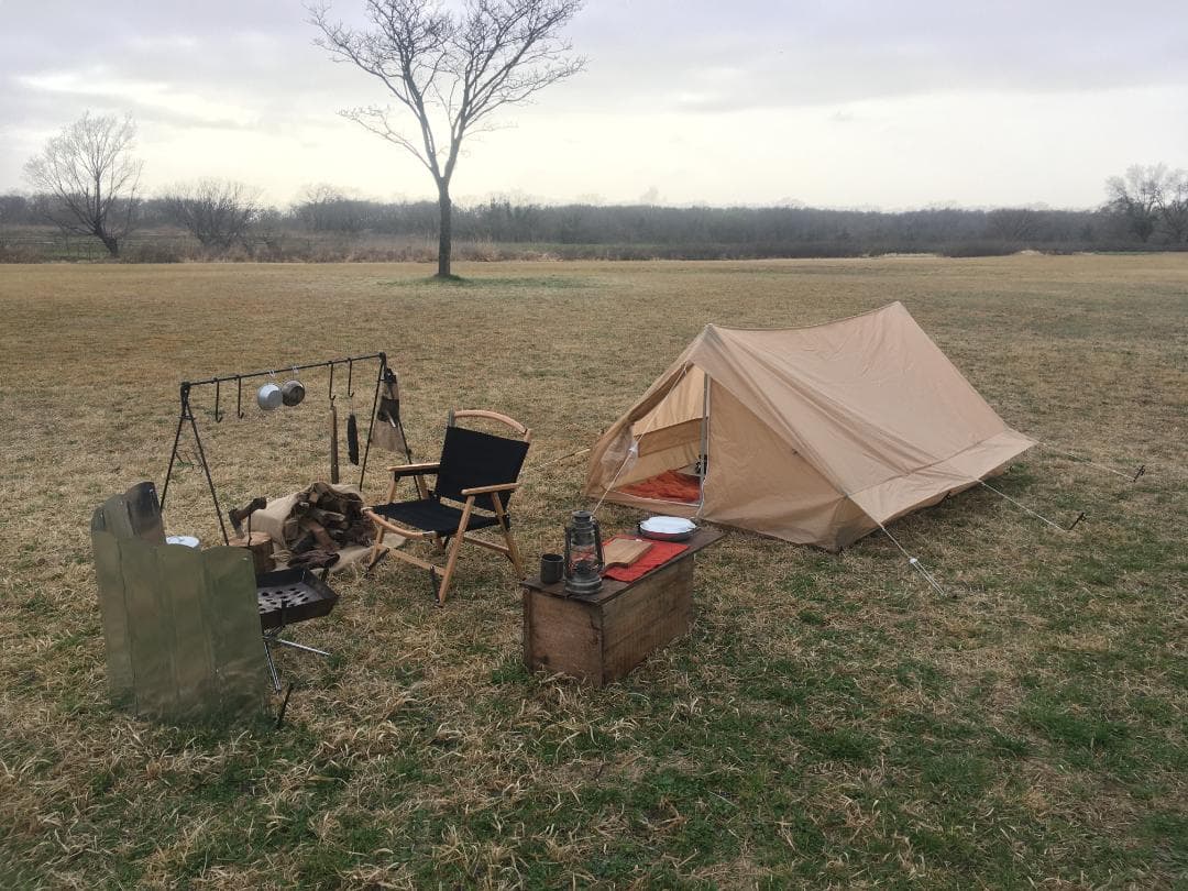 フランス軍 F1テント　ベージュ　メッシュあり
