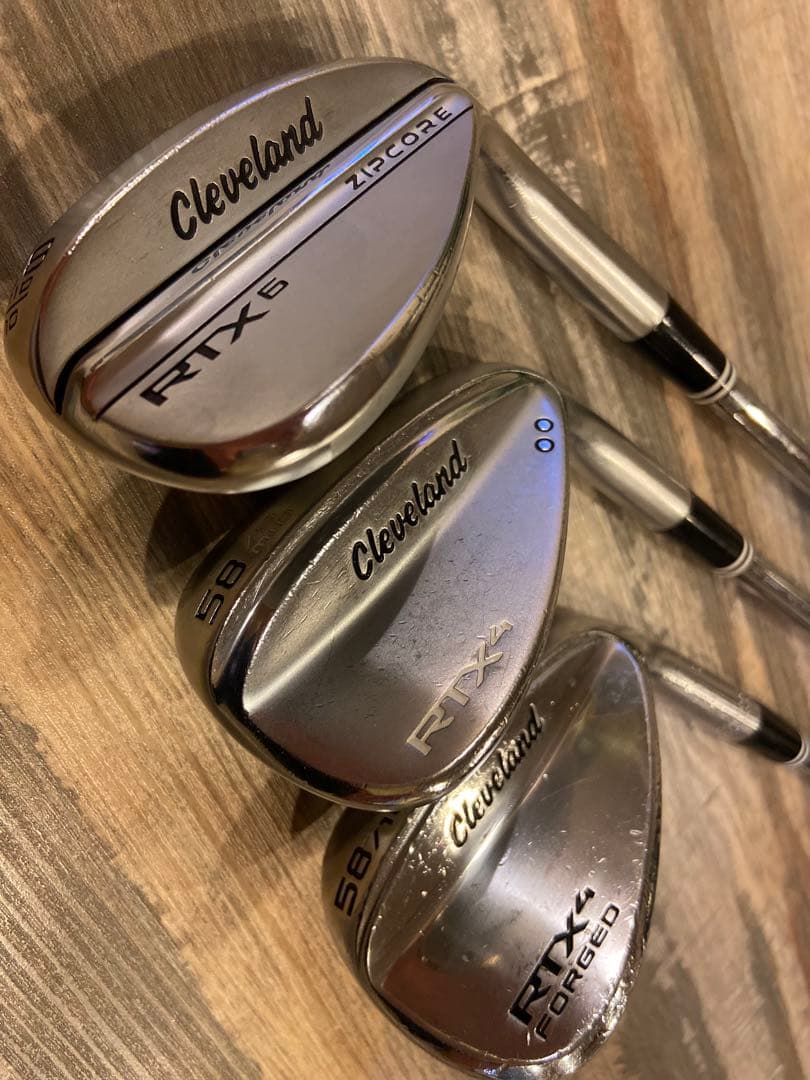 ▪️クリーブランド RTX6 他シリーズ58度ウェッジ 3本セット