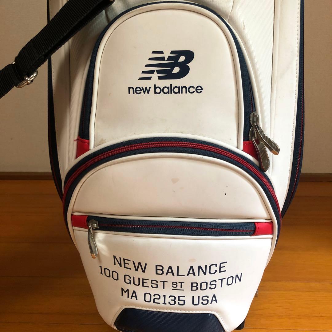 new balance ニューバランス キャディバッグ ホワイト フード無し