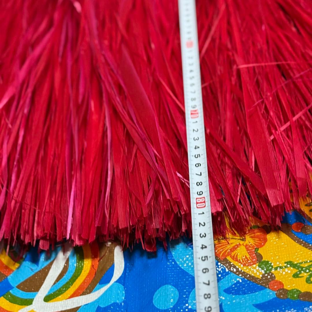 『りか品です』タヒチアンダンス　ロングモレ　＊情熱の赤