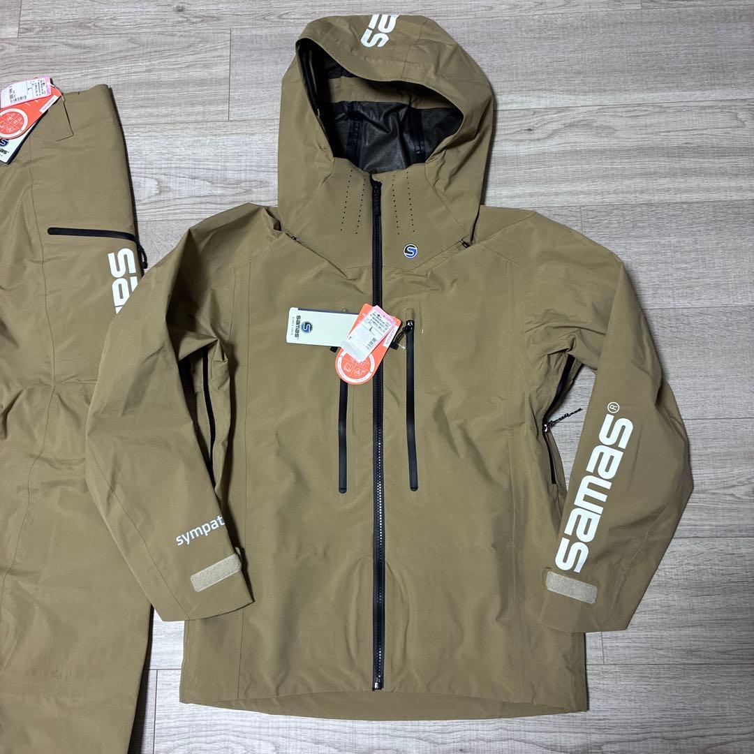 未使用 サマス SAMAS スキースノボウェア 上下セット L防水30,000㎜