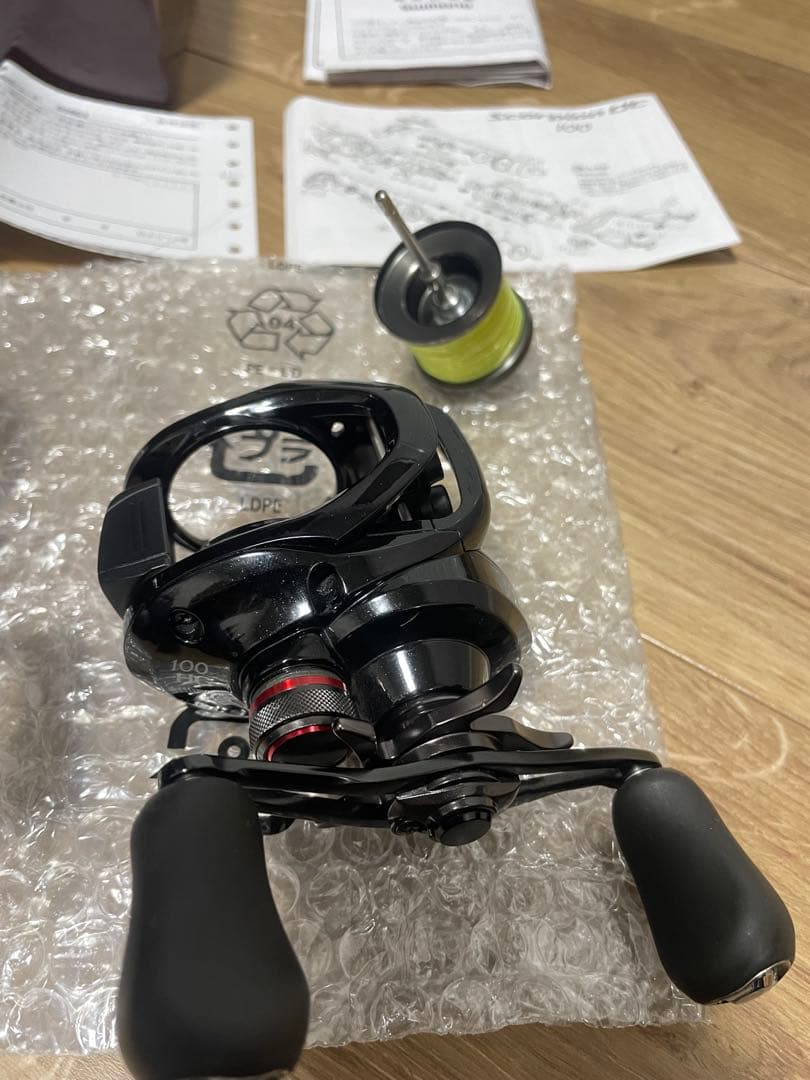 シマノ 17 スコーピオンDC100HG 右巻き 予備スプール付き