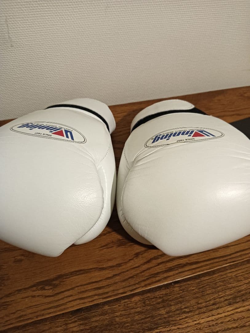 Winning ボクシンググローブ 8oz ホワイト　美品　正規店購入