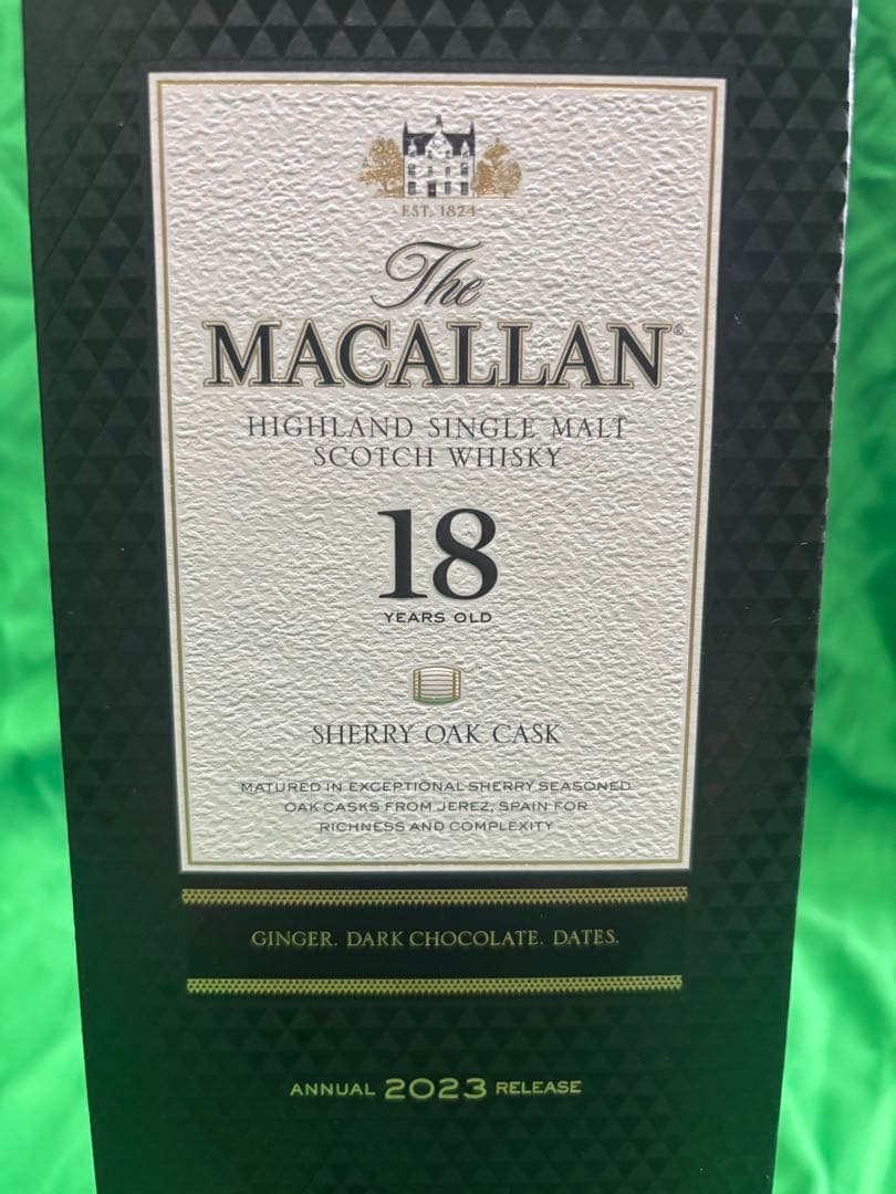 未開栓,限定値下げ　マッカラン　18年 シングルモルトウィスキー　700ml