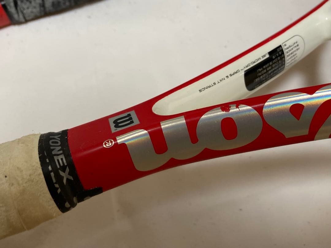 ［ピンクの猫］Wilson テニスラケット　nSIX-one 95 2本