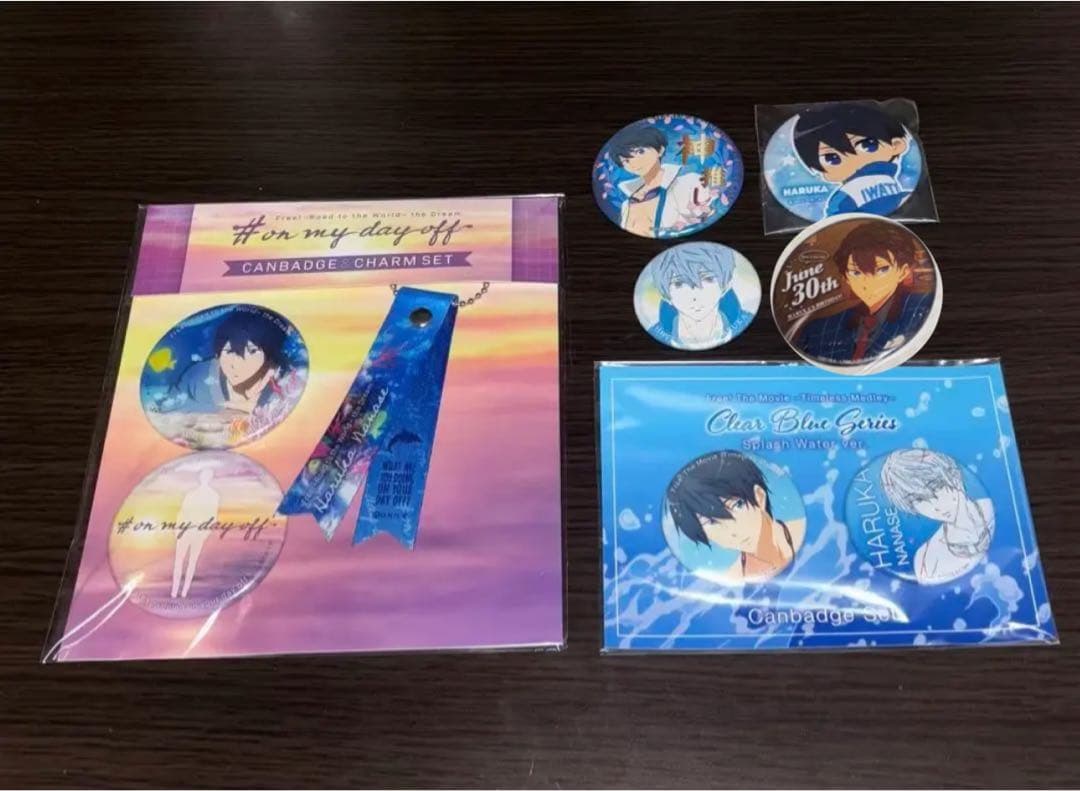 Free! 七瀬遙　缶バッジセット