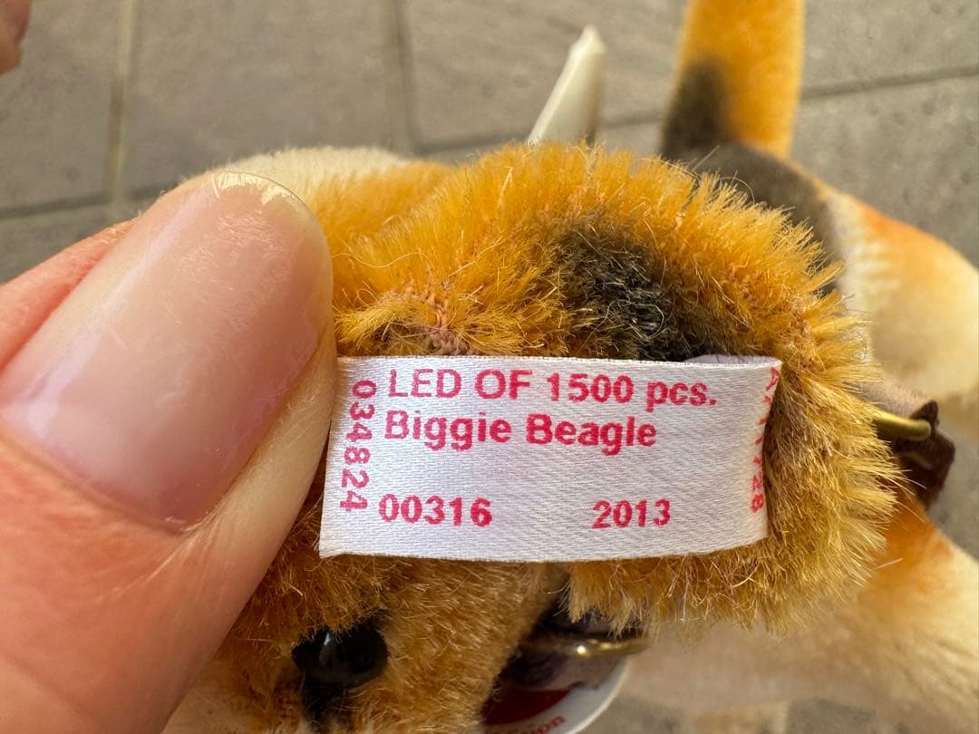 【1500体限定】Steiff ビーグル Biggie Beagle 2013