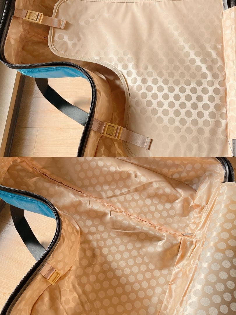 美品✨️ NORICCO 子どもが乗れるキャリーケース プレミアムシート 旅行 青