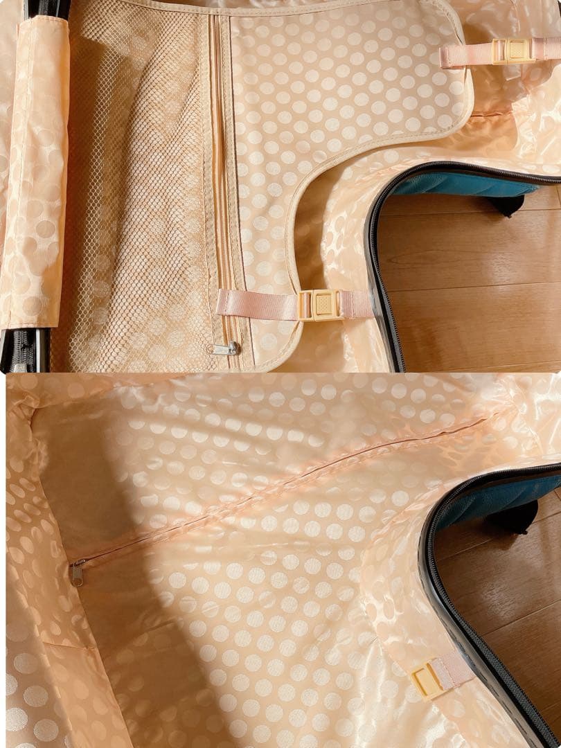 美品✨️ NORICCO 子どもが乗れるキャリーケース プレミアムシート 旅行 青