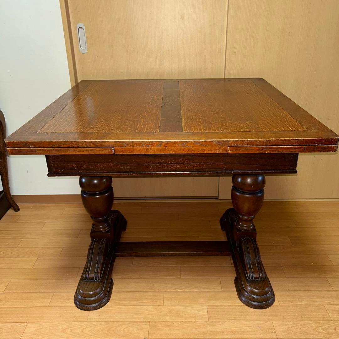 ドローリーフテーブル　アンティーク　イギリス