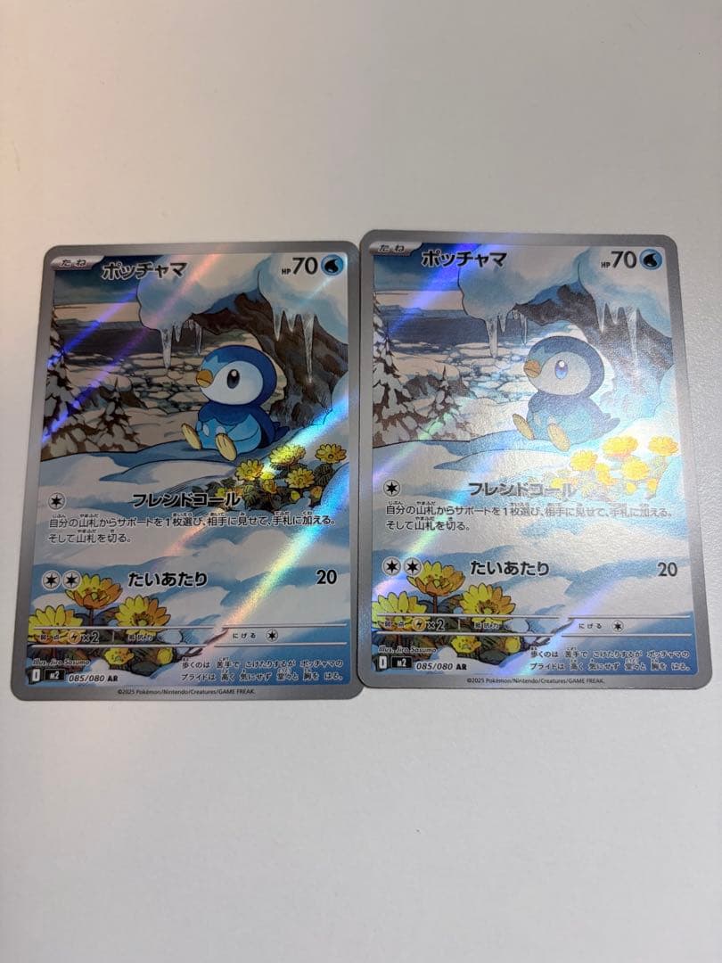 萌*カ様 メガリザードンex SAR andポッチャマAR2枚