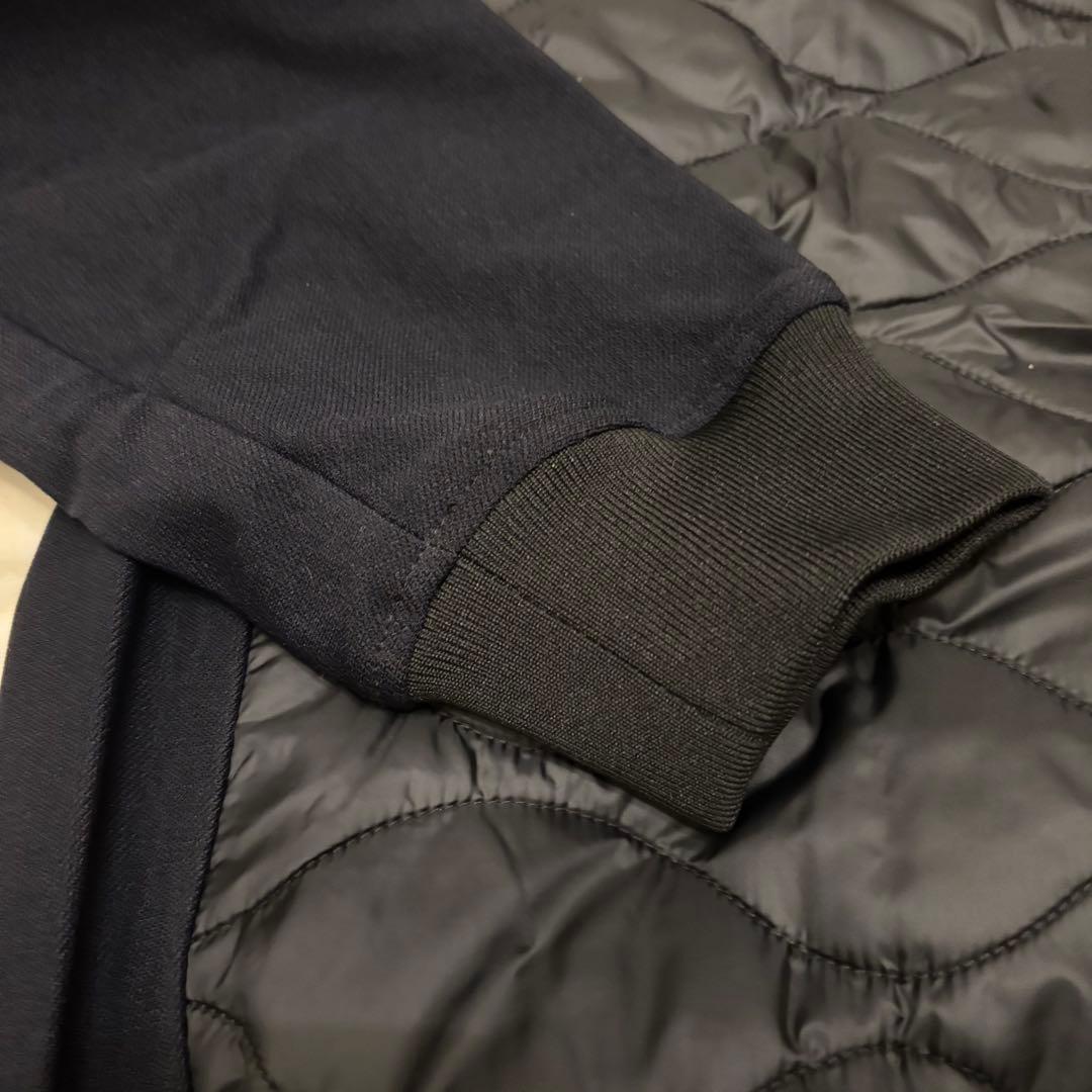 ROUGH&SWELL 素材切替 長袖中綿スニード　ネイビー　M