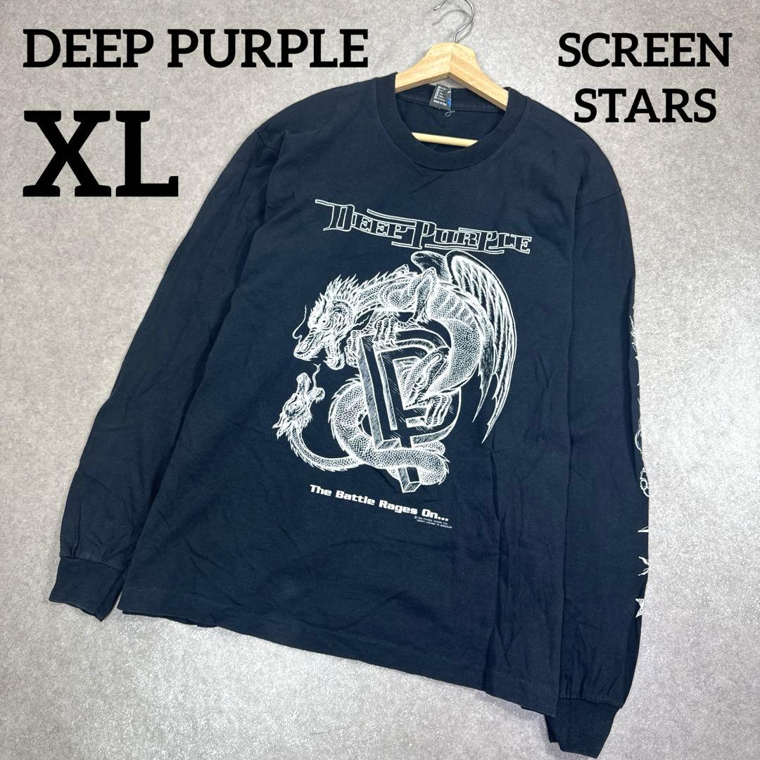 希少 90s 当時物 DEEP PURPLE ヴィンテージ バンドロングTシャツ