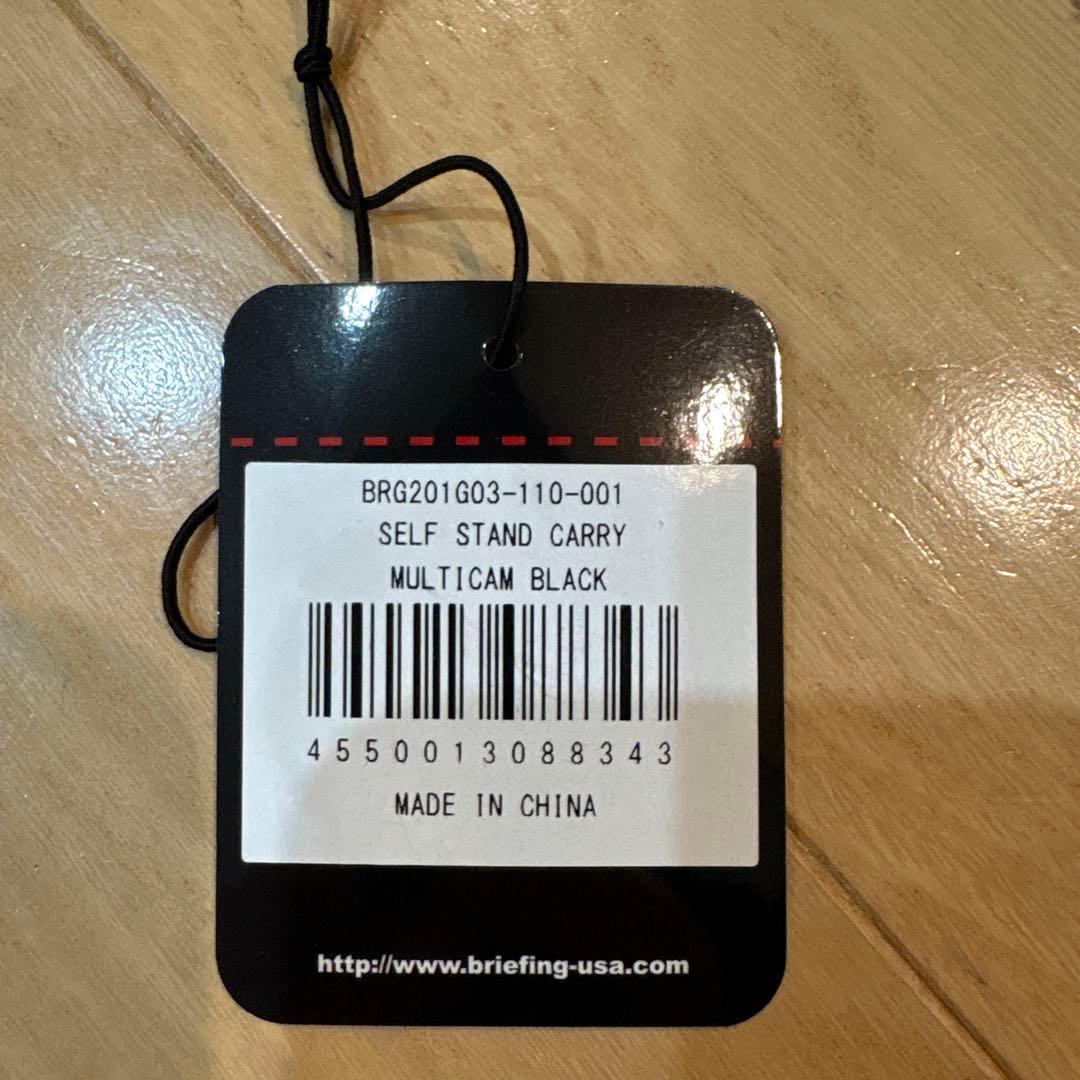【稀少】BRIEFING セルフスタンドキャリー　マルチカムブラック