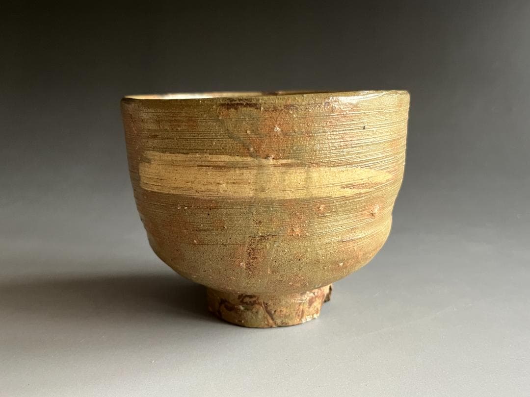 11代　長岡空権　楽山焼　茶碗　而妙斎書付　銘：松風　茶道具　表千家