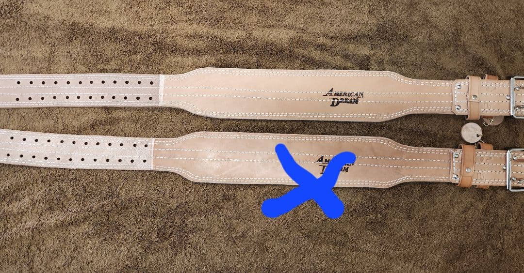 残り1本AmericanDreamアメリカンドリーム トレーニングベルトLサイズ