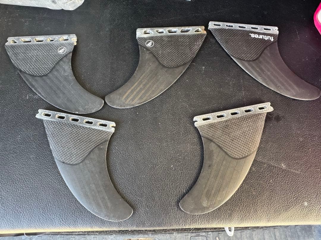 ファイヤーワイヤー　futures サーフボードフィン 5枚セット　Lサイズ