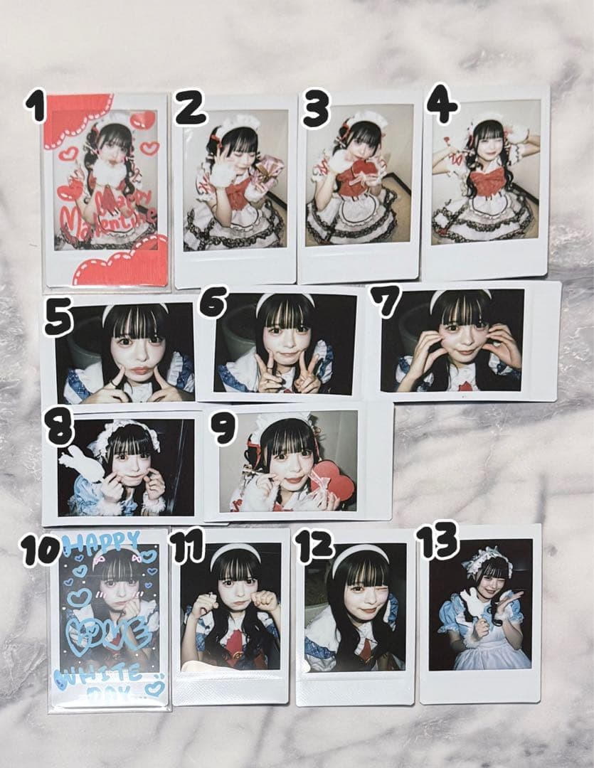 心花りり　全38枚チェキセット