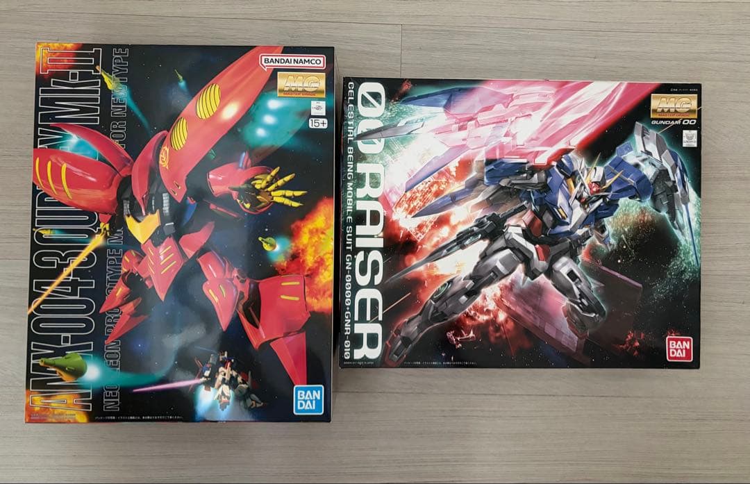 MG キュベレイMk-II（プルツー専用機） & MG ダブルオーライザー