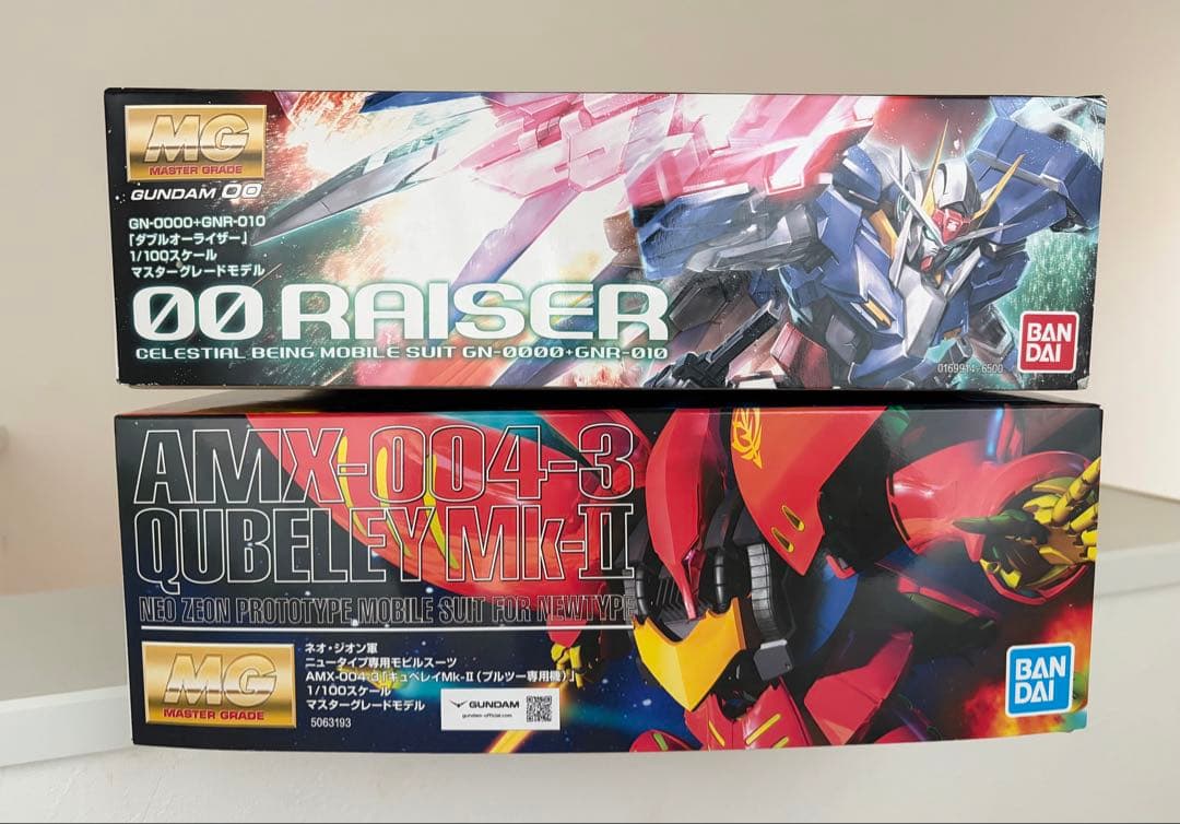 MG キュベレイMk-II（プルツー専用機） & MG ダブルオーライザー