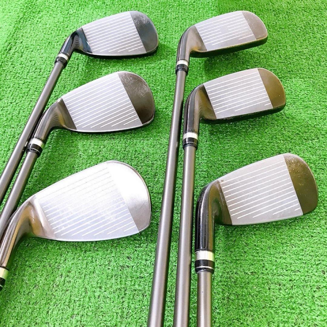 ツ84★プロギア赤エッグ 初代 PRGR egg PC-01 6本アイアンセット