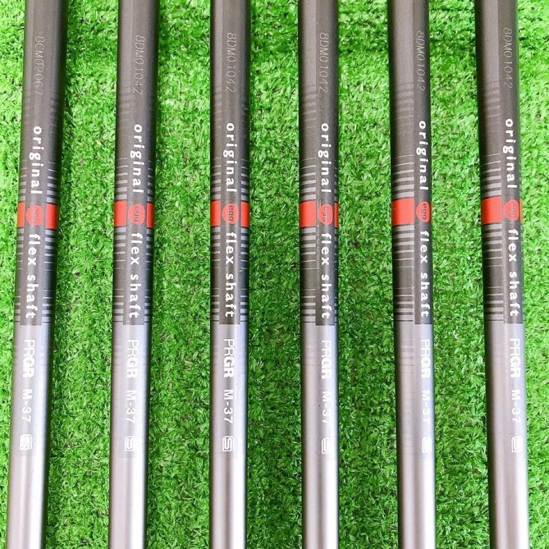 ツ84★プロギア赤エッグ 初代 PRGR egg PC-01 6本アイアンセット