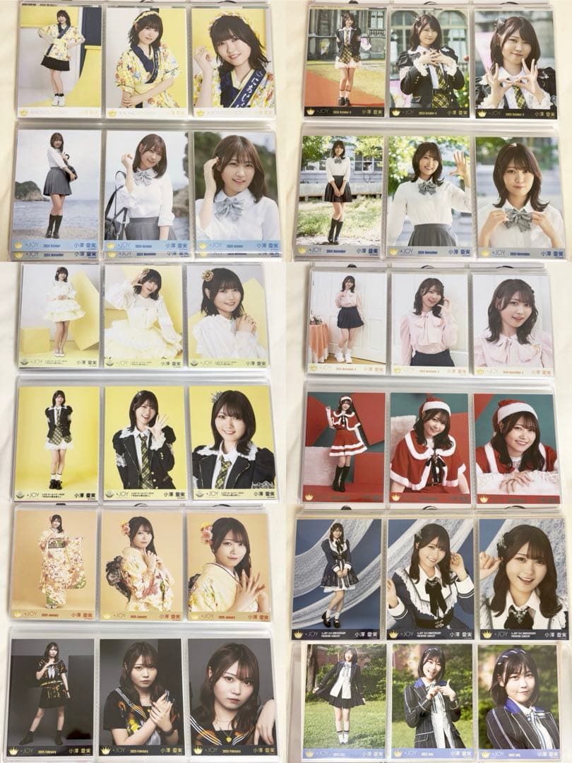 ニアジョイ 小澤愛実 生写真 コンプ まとめ売り