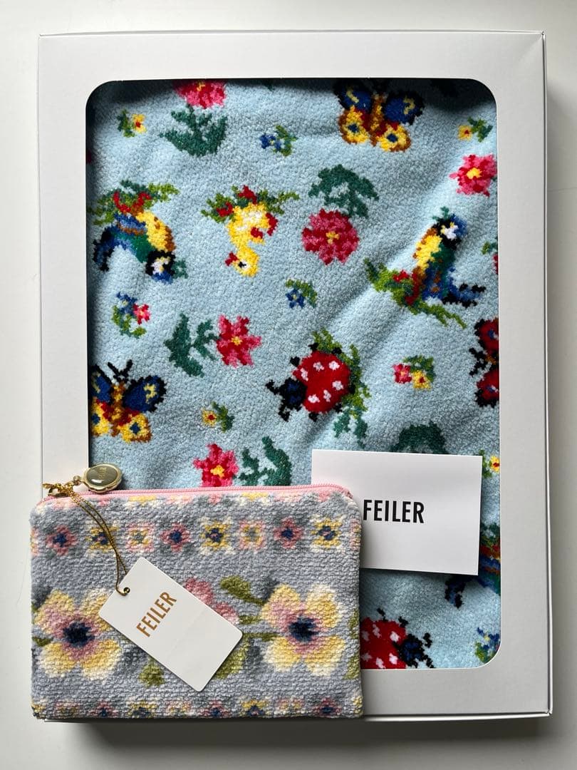 新品未使用品　フェイラー　FEILER ハイジ　人気　プティバスとポーチセット