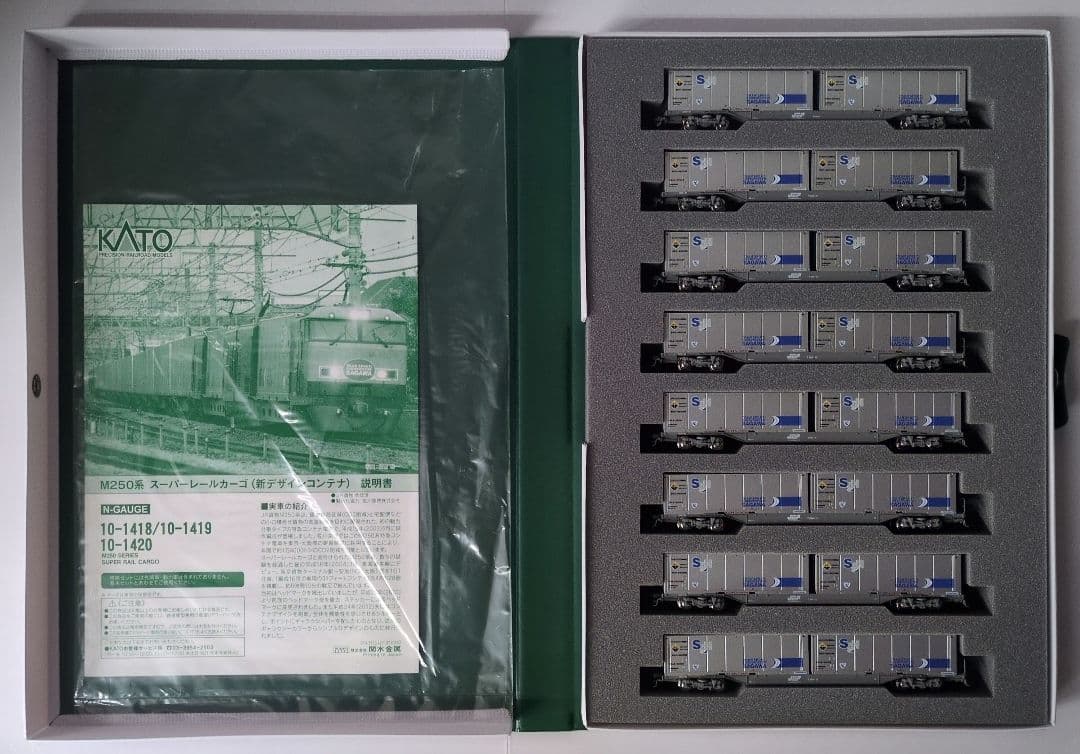 鉄道模型 M250系 新デザインコンテナ 増結セットB 8両