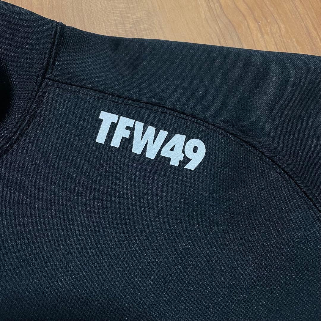 TFW49 モックネック　Tシャツ ブラック　4 junhashimoto