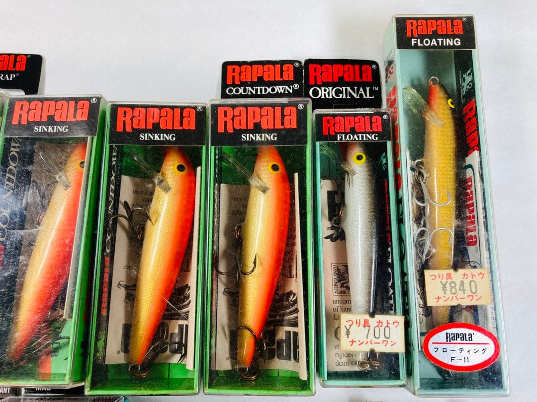 【Rapala】バス釣り引退 ラパラ ルアーセット 18個