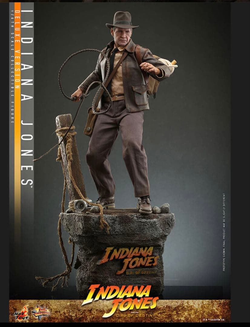 新品　ホットトイズ　インディ・ジョーンズと運命のダイヤル　ボーナスアクセサリー付