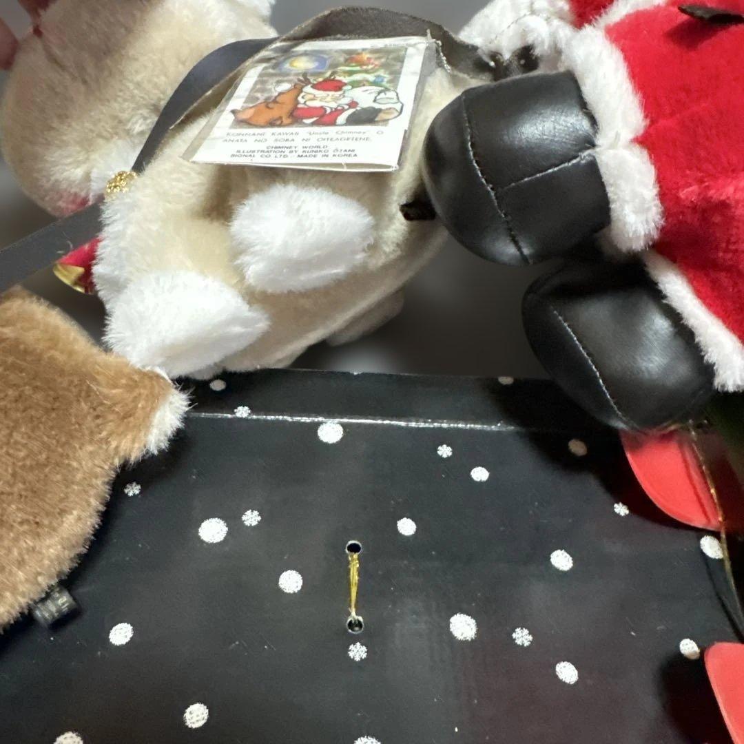 希少♡昭和レトロ　チムニーワールド クリスマス　ソリに乗ったサンタさん/トナカイ