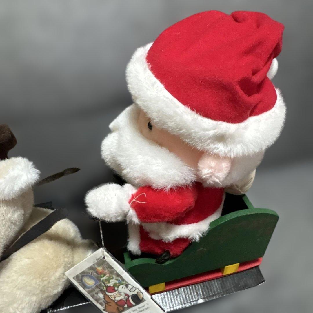 希少♡昭和レトロ　チムニーワールド クリスマス　ソリに乗ったサンタさん/トナカイ