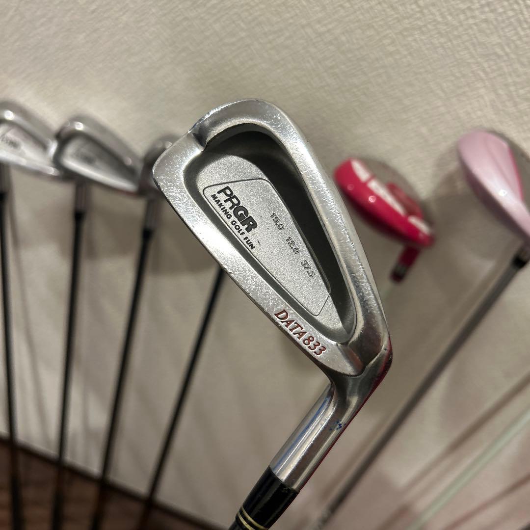 イグニオ他　レディースL 13本　右利き　ゴルフセット　PRGR