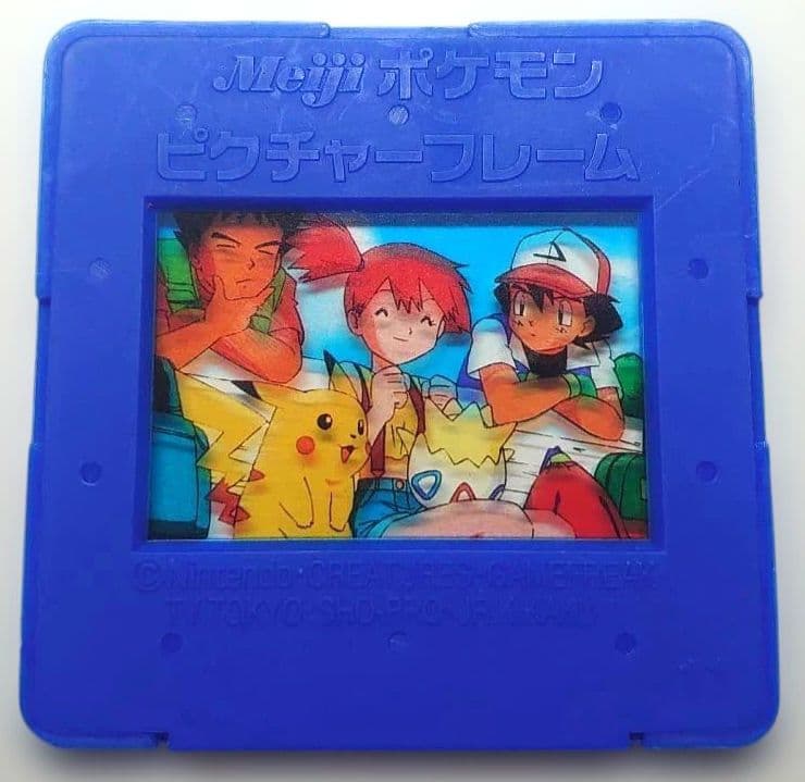 Meiji ポケモン ピクチャーフレーム　ピカチュウ　トゲピー　サトシ　カスミ