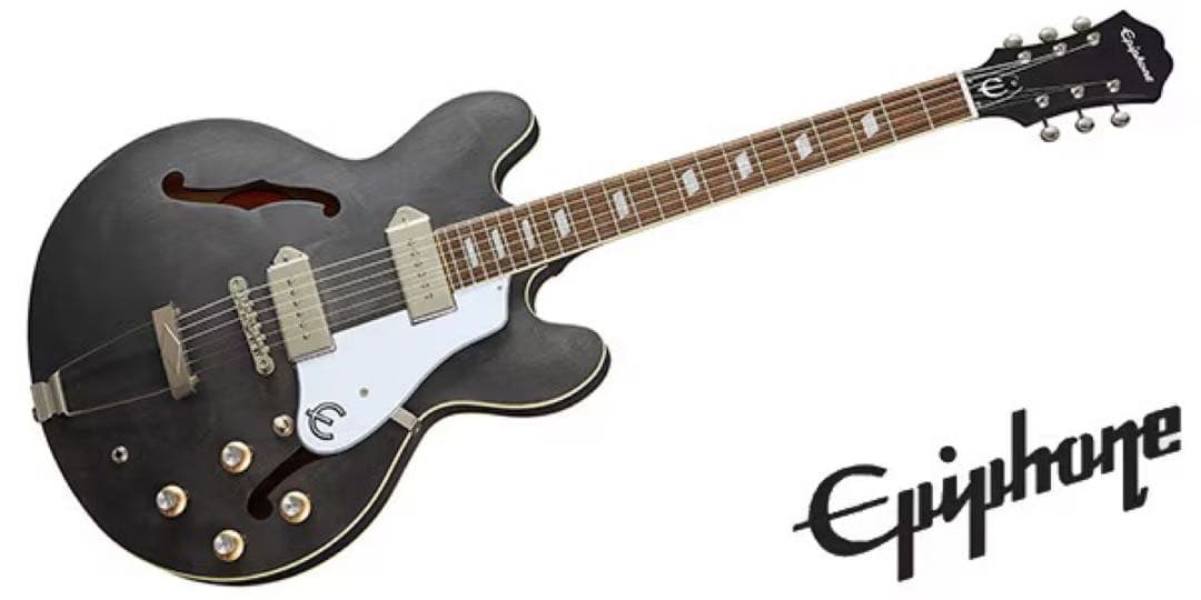 [訳あり]Epiphone Casino Worn Ebony