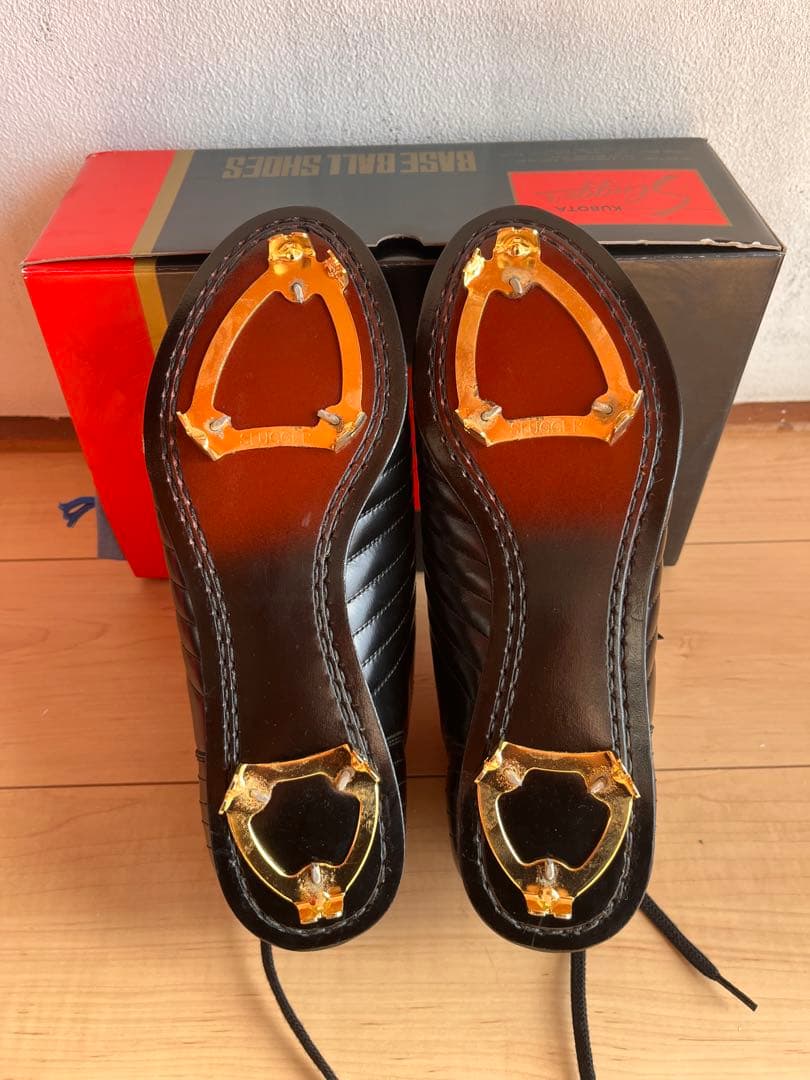 新品・本革久保田スラッガー 野球スパイク 27.5cm 金具 D-163