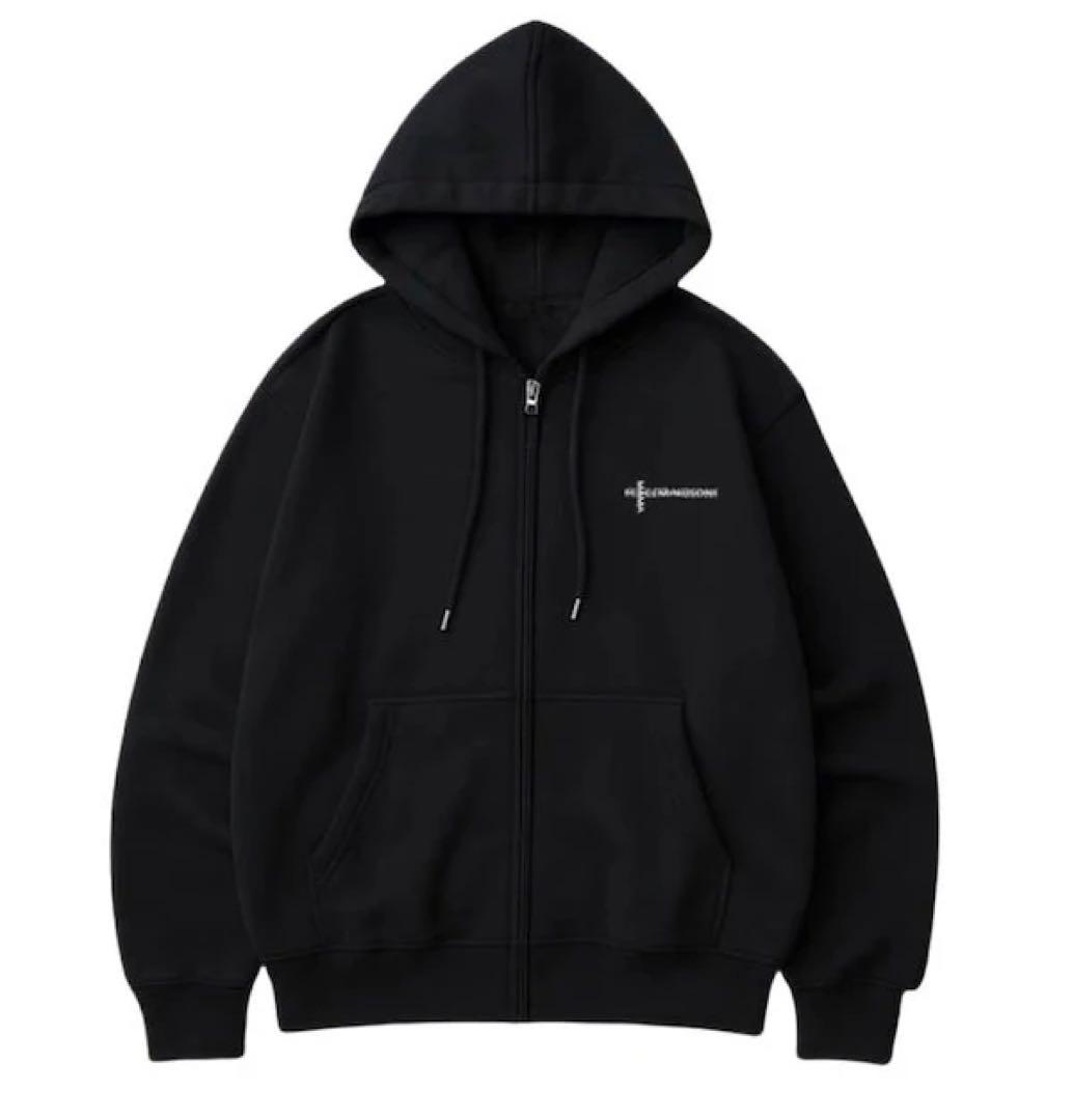 PEACEMINUSONE MAMA2025 ポップアップ パーカー M 黒