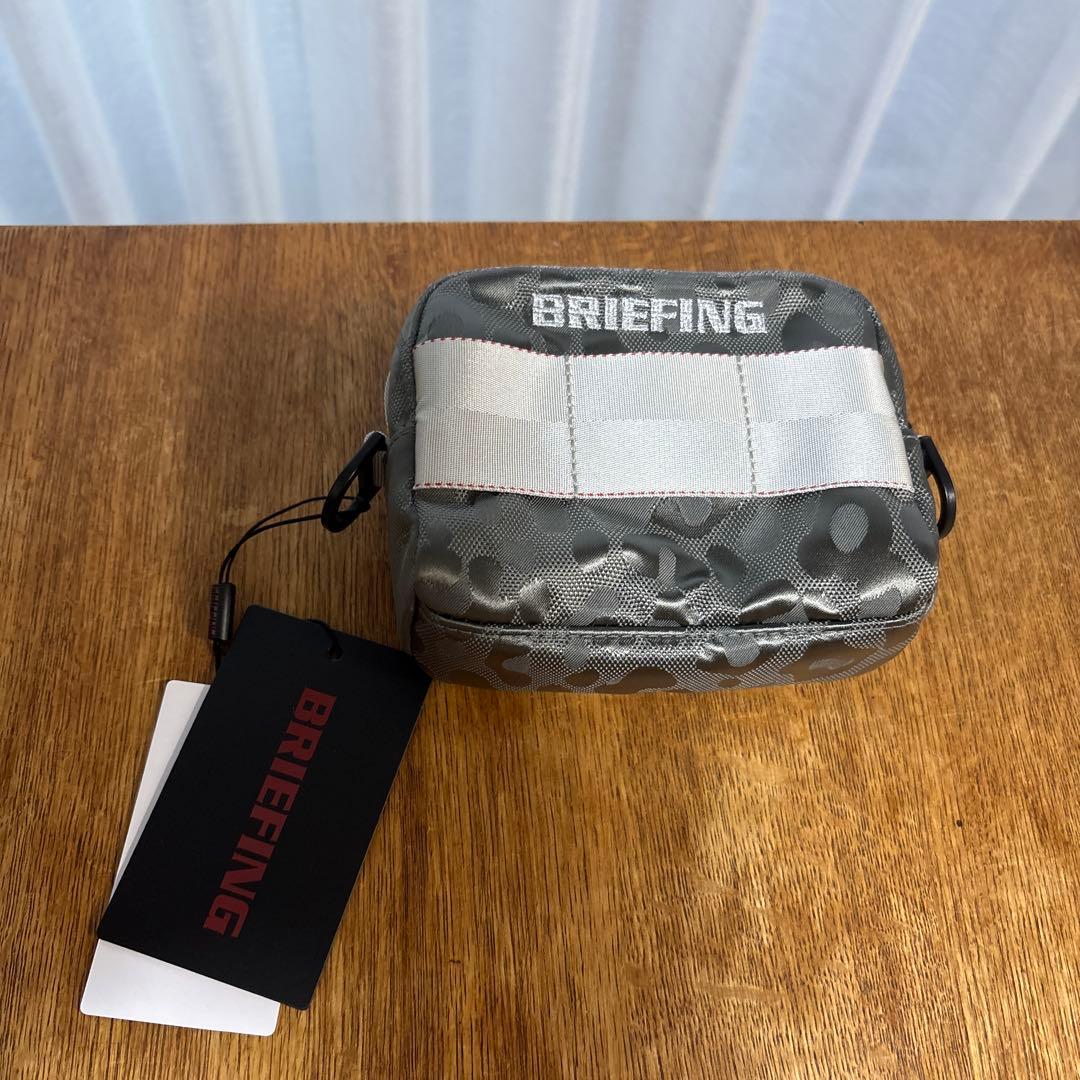 BRIEFING 3WAY POUCH LEOPARD JQ グレー