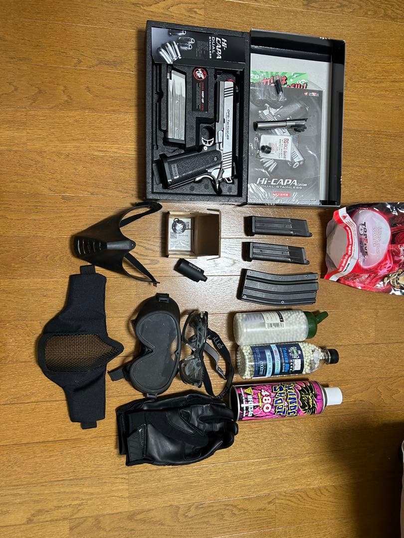 ハイキャパカスタム　デュアルステンレス　hi-capa custom