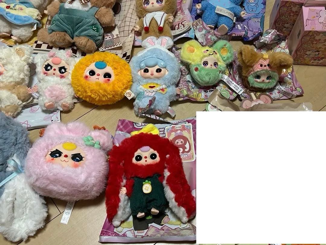 BabyThree ベイビースリー リラ Billy 三小毛ぬいぐるみキーホルダ