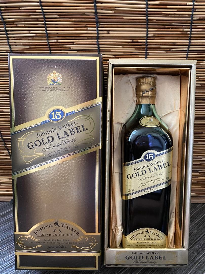古酒！！ジョニーウォーカー ゴールドラベル15年